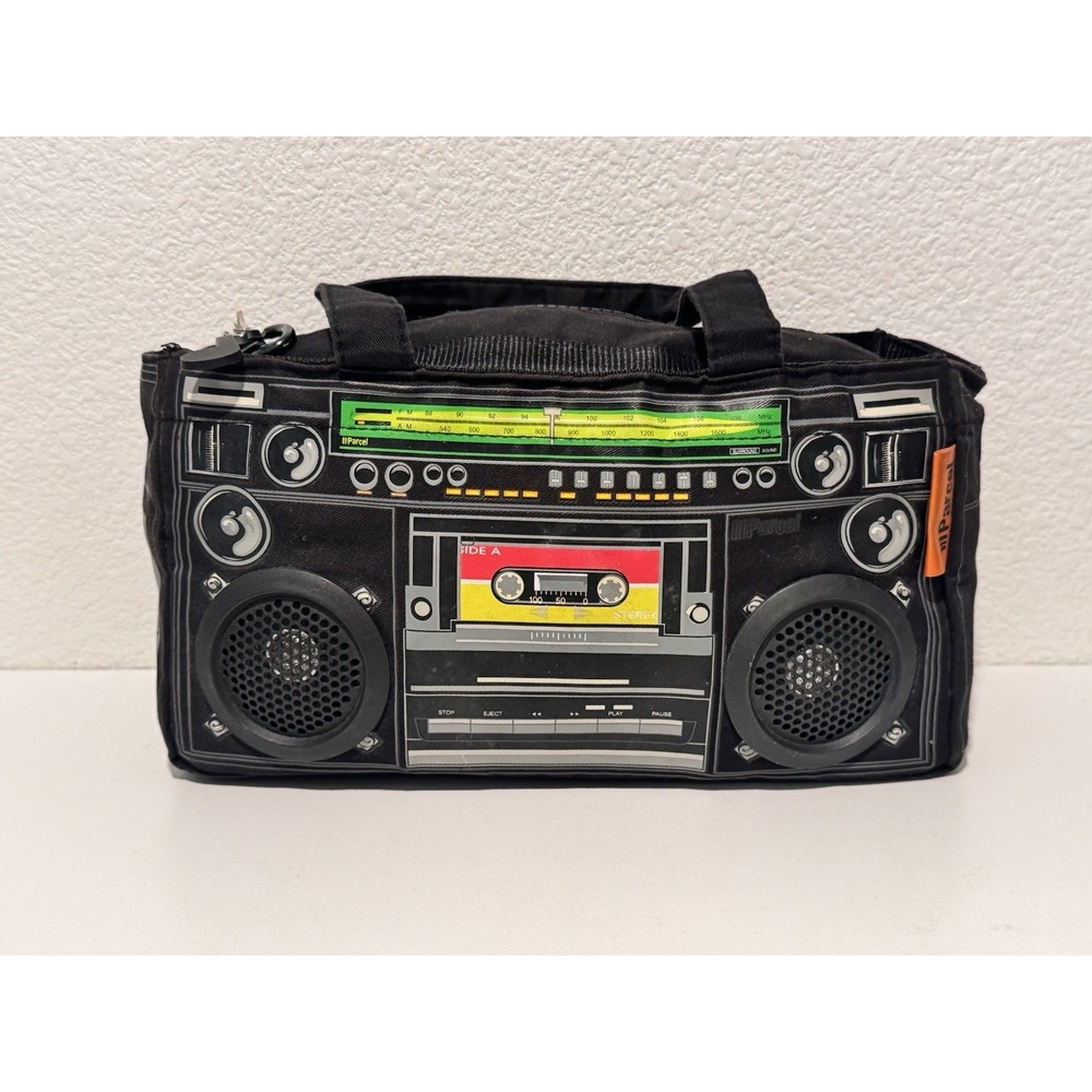 LOOP NYC III Parcel Audio Couture Boombox Cassette Radio Bag VTG TESTED WORKS